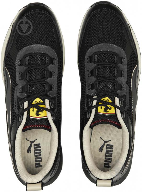 Кросівки чоловічі Puma FERRARI SPEEDFUSION 2.0 PUMA BLACK-ASPHA 30752101 р.44 чорні - фото 4