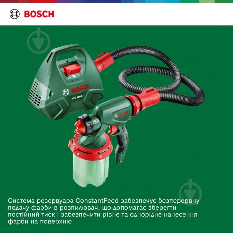 Краскораспылитель Bosch PFS 3000-2.0 0603207100 - фото 2 Краскораспылитель Bosch PFS 3000-2.0 0603207100 - фото 2