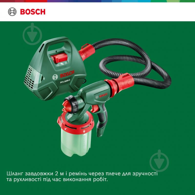 Краскораспылитель Bosch PFS 3000-2.0 0603207100 - фото 6 Краскораспылитель Bosch PFS 3000-2.0 0603207100 - фото 6