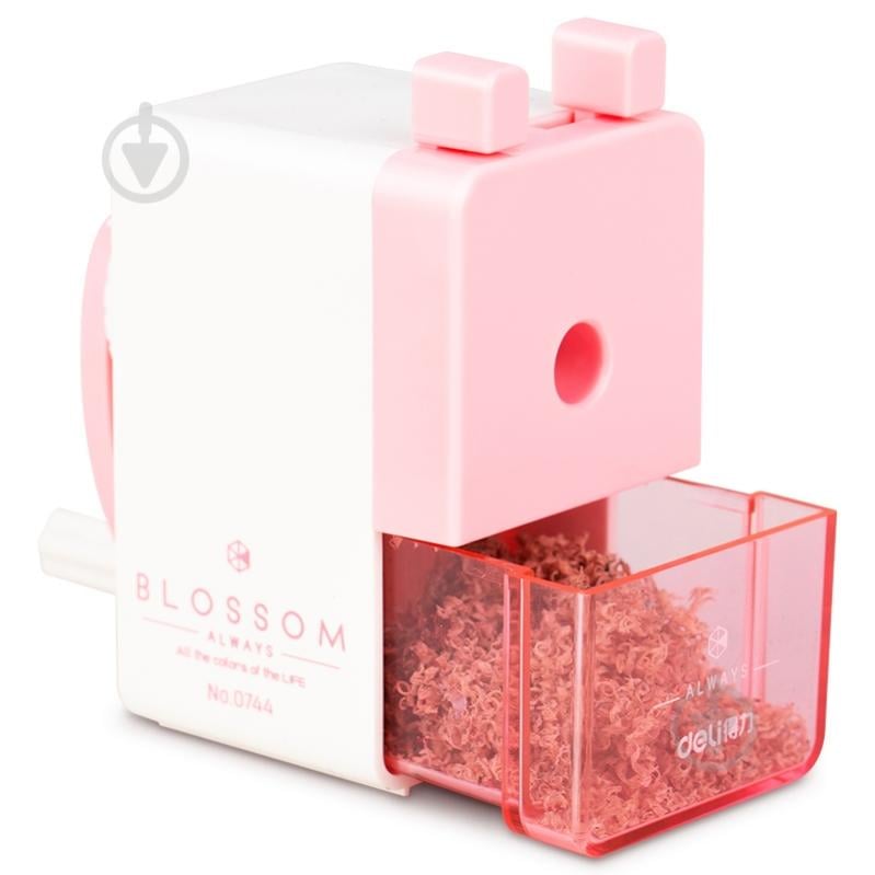 Точилка механическая розовая 0744 Deli - фото 4