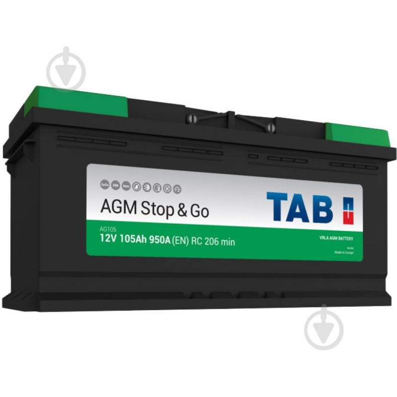 ᐉ Аккумулятор автомобильный TAB Stop & Go 105Ah 950A 12V 213105 ...