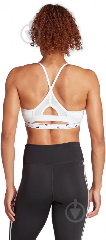 Бра Adidas AERCT LS 3S BRA IU1716 р.L-C/D білий - фото 2