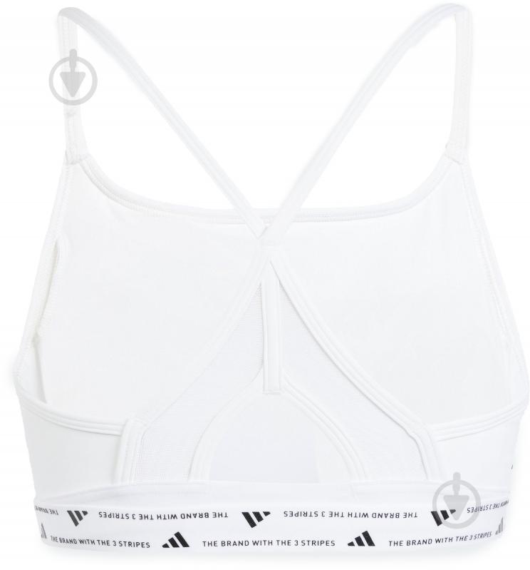 Бра Adidas AERCT LS 3S BRA IU1716 р.L-C/D білий - фото 7