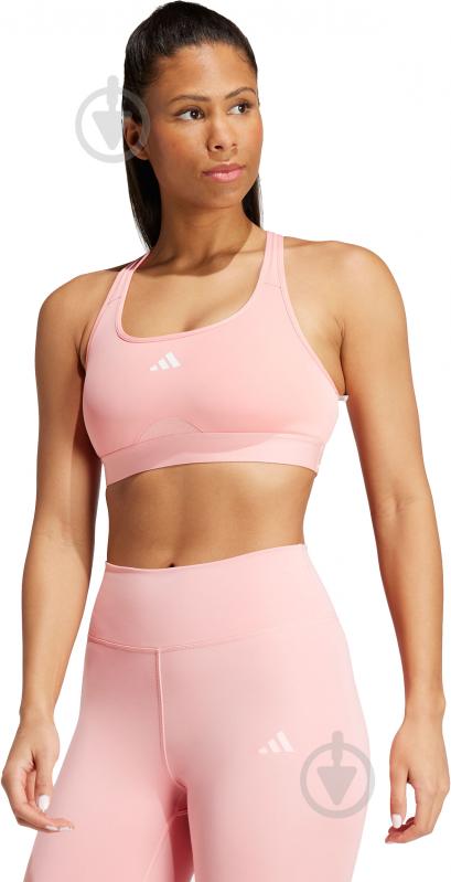 Бра Adidas PWRCT MS BRA IY7713 р.L-C/D розовый - фото 1