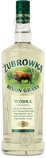 Настойка Zubrowka Bison Grass 37.5% 1 л - фото 1