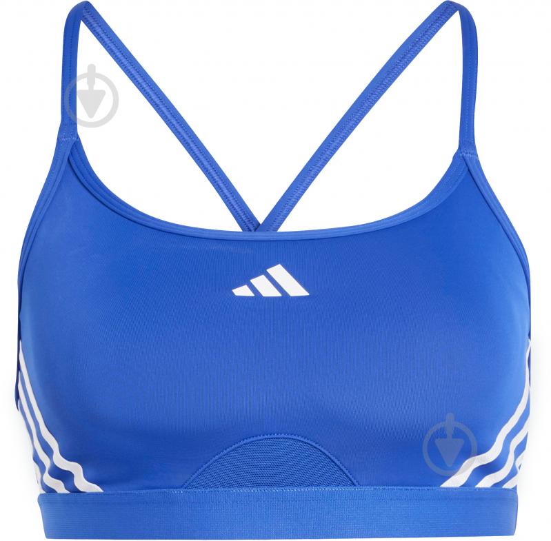 Бра Adidas AERCT LS 3S BRA IY7731 р.L-C/D синий - фото 7