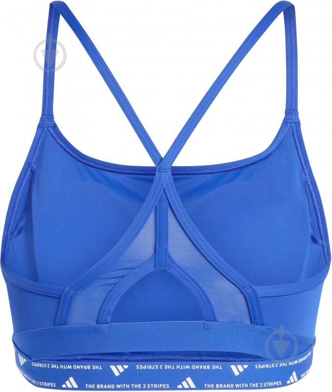 Бра Adidas AERCT LS 3S BRA IY7731 р.L-C/D синій - фото 8