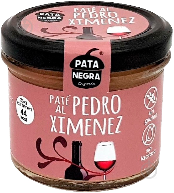 Паштет Pata Negra зі свинини з вином Pedro Ximenez 110 г 8436030023801 - фото 1