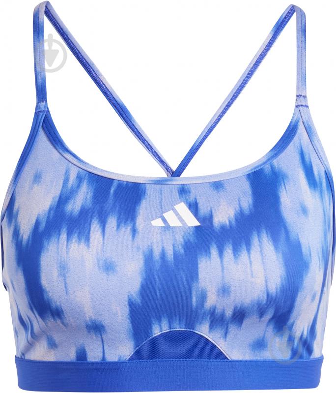 Бра Adidas AER LS AOP BRA JF3168 р.L-C/D фіолетовий - фото 6