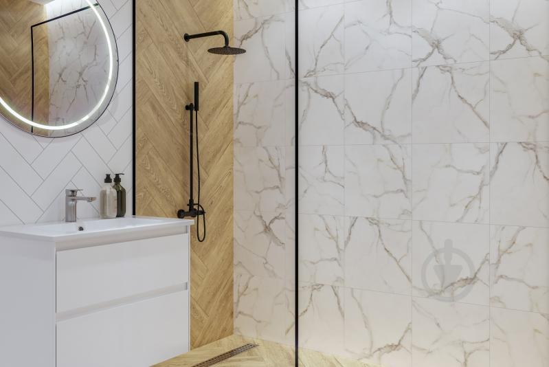 Плитка Monblan white matte carving MB0803 40x40 см (2 сорт) - фото 4