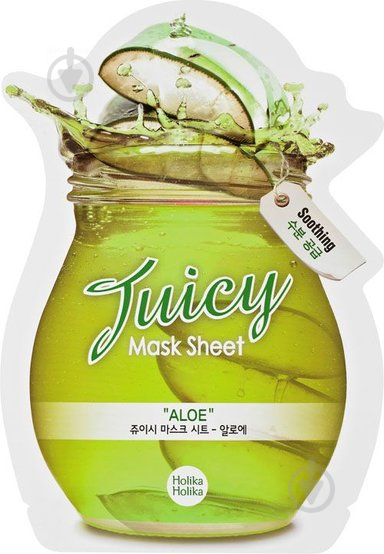 Маска Holika Holika Juicy Mask тканевая с экстрактом алоэ 20 мл - фото 1