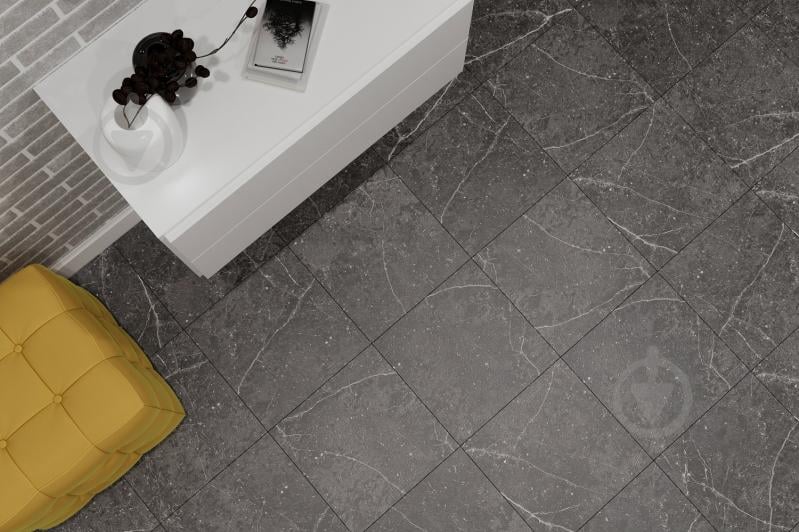 Плитка Rockstone dark grey matte RSП803 40x40 см (2 сорт) - фото 2