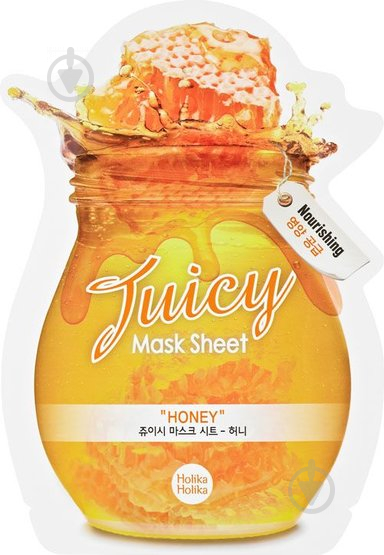 Маска Holika Holika Juicy Mask тканинна з медом 20 мл - фото 1