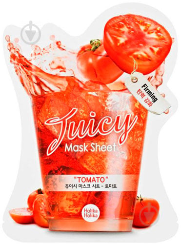 Маска Holika Holika Juicy Mask тканевая с экстрактом томата 20 мл - фото 1