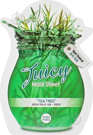 Маска Holika Holika Juicy Mask тканинна з екстрактом чайного дерева 20 мл - фото 1