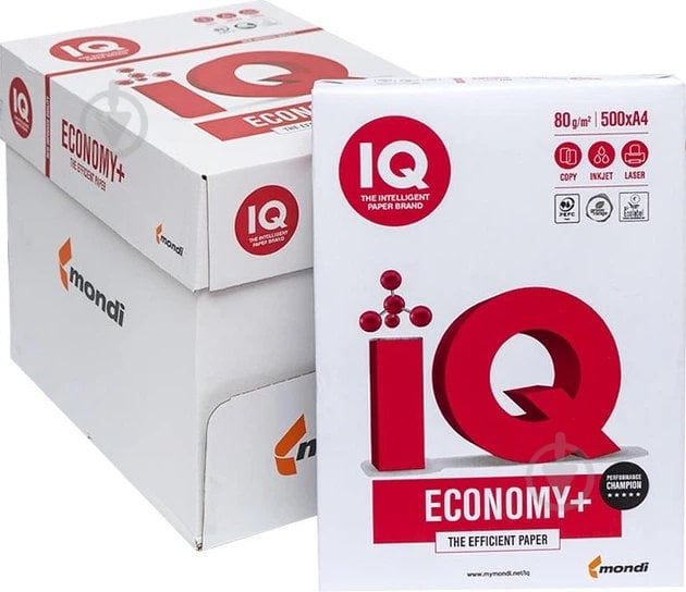 Бумага офисная Economy+ 100 упаковок A4 80 г/м белый 500 листов - фото 2 Бумага офисная Economy+ 100 упаковок A4 80 г/м белый 500 листов - фото 2