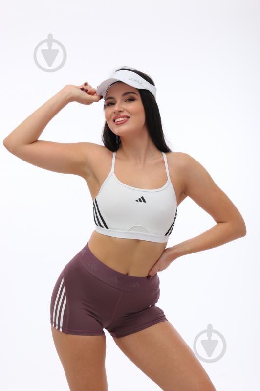 Бра Adidas AERCT LS 3S BRA IU1716 р.M-C/D білий - фото 6