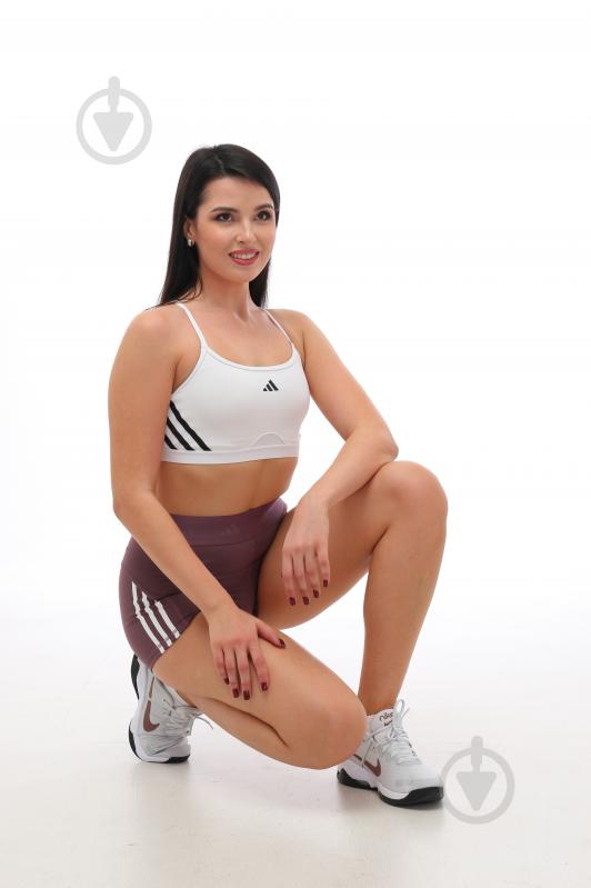 Бра Adidas AERCT LS 3S BRA IU1716 р.M-C/D білий - фото 9