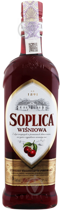 Настойка Soplica Wisniowa 28 % 0,5 л - фото 1