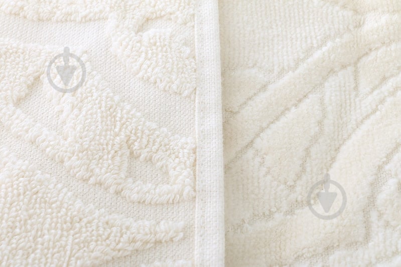 Рушник Жакард-велюр 70x140 см молочний La Nuit - фото 2