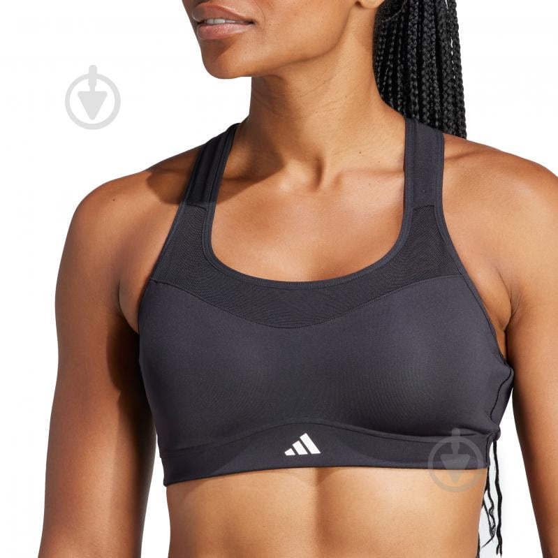 Бра Adidas TLRDIM HS BRA IQ3384 р.M-C/D черный - фото 3