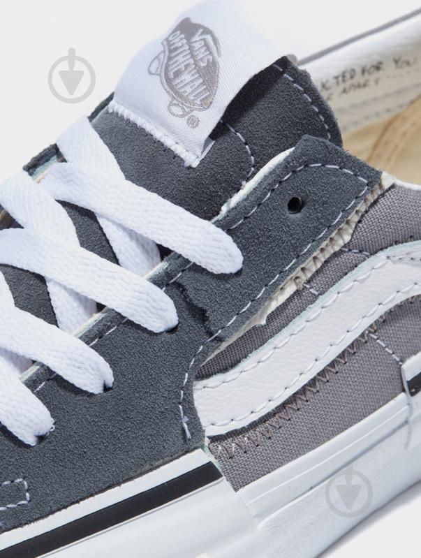 Кеды Vans SK8-LOW RECONSTRUCT VN0009QSGRY1 р.40 серый - фото 2