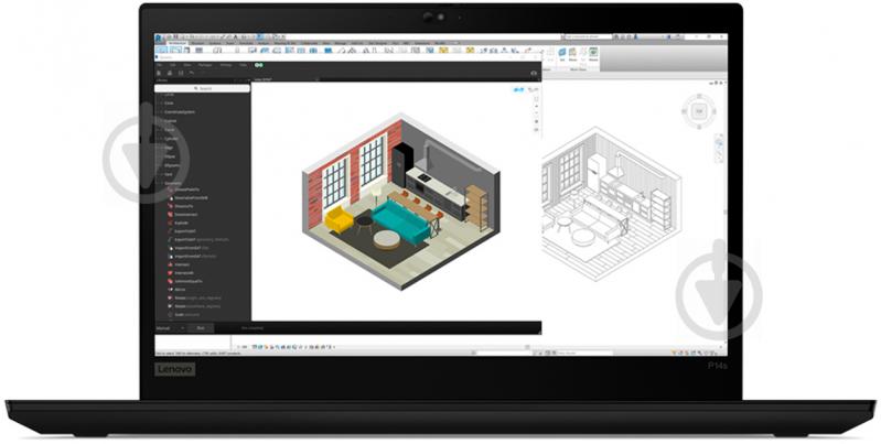 Ноутбук Lenovo ThinkPad P14s Gen 2 14 (20VX0067RA) black - фото 1