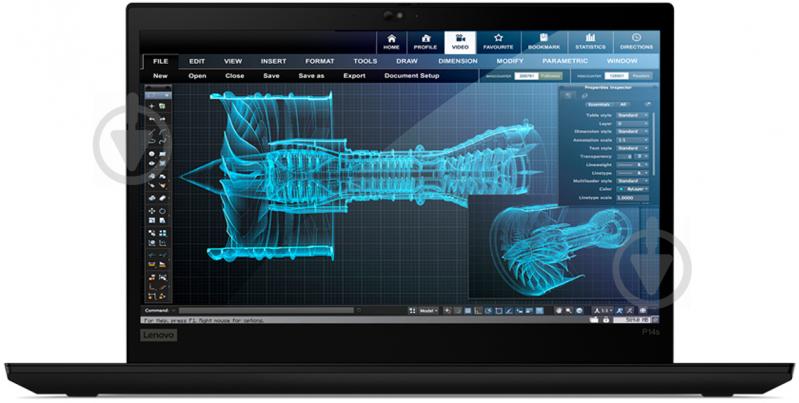 Ноутбук Lenovo ThinkPad P14s Gen 2 14 (20VX0067RA) black - фото 4