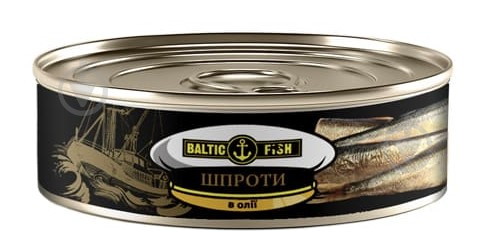 Шпроти в олії Baltic fish™ 240 г - фото 1