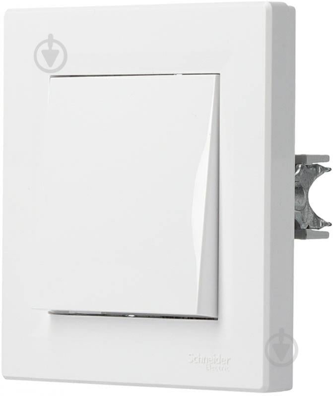 Выключатель кнопочный одноклавишный Schneider Electric Asfora без подсветки белый EPH0700121 - фото 2 Выключатель кнопочный одноклавишный Schneider Electric Asfora без подсветки белый EPH0700121 - фото 2