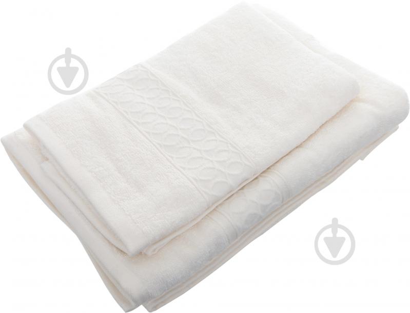 Набір рушників 2 шт. молочний UP! (Underprice) - фото 1