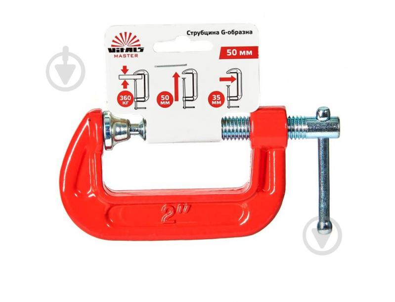 Струбцина Vitals G-подібна Master 50 мм 178568 - фото 1