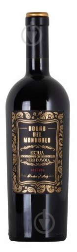 Вино Botter Borgo del Mandorlo Nero d'Avola Sicilia Riserva красное сухое 0,75 л - фото 1