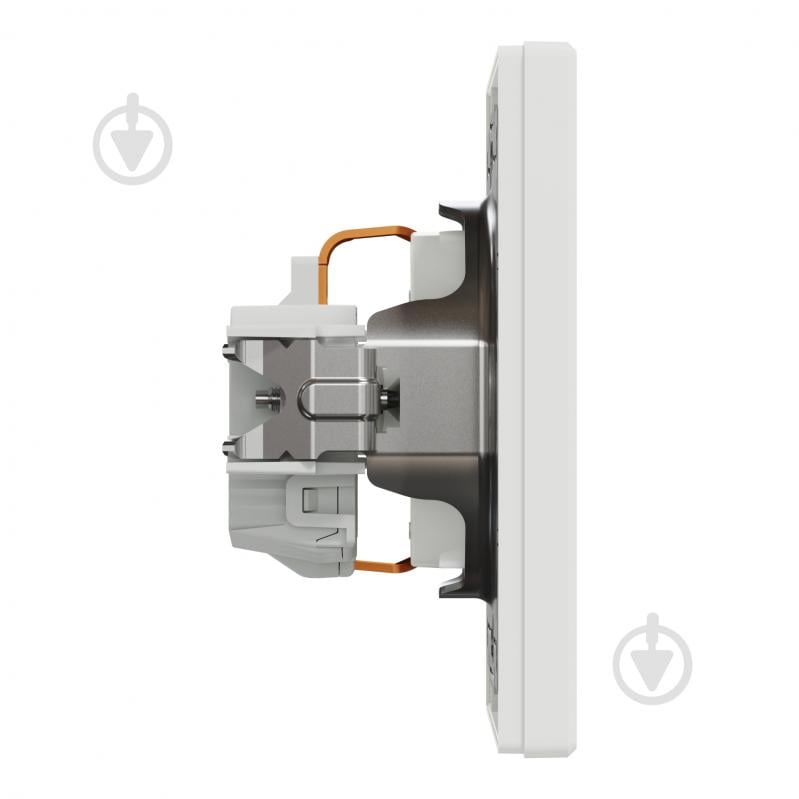 Розетка побутова із заземленням Schneider Electric Asfora IP20 білий EPH2900121 - фото 4