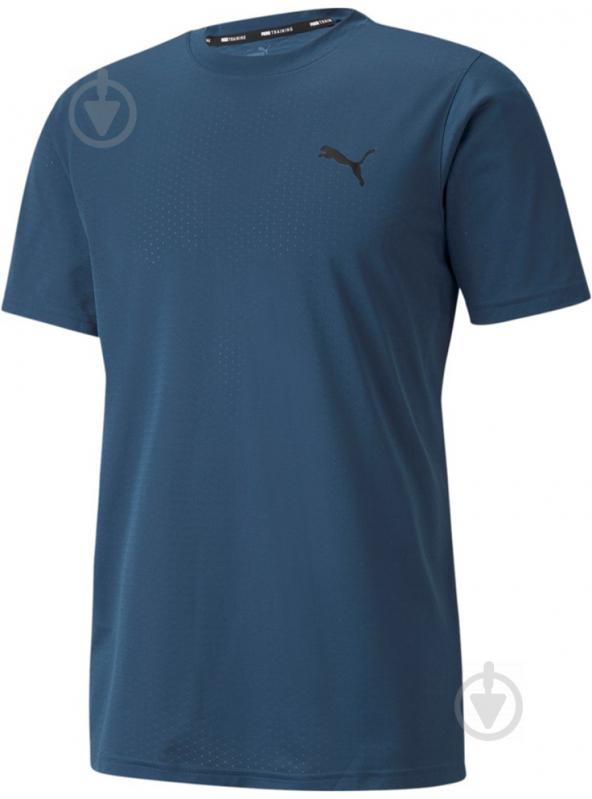 Футболка Puma TRAIN FAV BLASTER TEE 52014165 р.L синій - фото 1