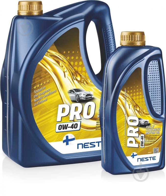 ᐉ Моторне мастило Neste Oil Pro 0W-40 5 л • Краща ціна в Києві, Україні ...