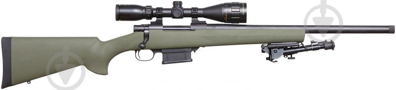 Карабін нарізний Howa Arms M1500 BL HB 20'' 5/8-24T/C GRN Hogue 308 Win - фото 1