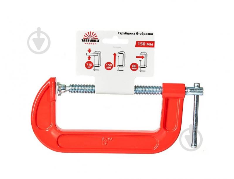Струбцина Vitals G-подібна Master 150 мм 178572 - фото 5 Струбцина Vitals G-подібна Master 150 мм 178572 - фото 5