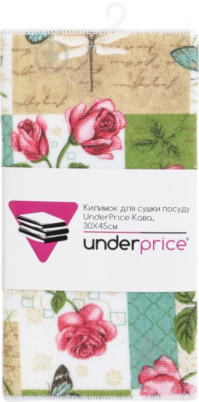 Килимок для сушіння посуду Квіточка 30x45 см UP! (Underprice) - фото 3