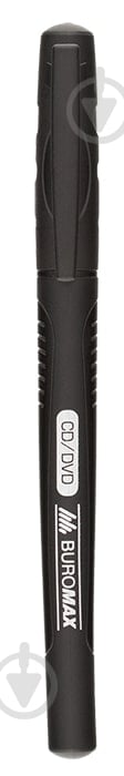 Маркер перманентный Buromax водостойкий 0,5 мм черный - фото 1