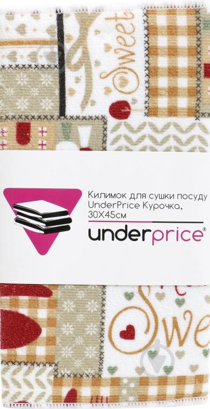 Коврик для сушки посуды Курочка 30x45 см UP! (Underprice) - фото 3