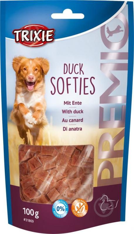 Лакомство Trixie PREMIO Duck Softies, утка, 100 г - фото 1