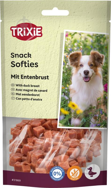 Лакомство Trixie PREMIO Duck Softies утка 100 г - фото 1