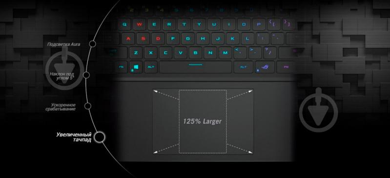 Ноутбук Asus ROG Zephyrus S17 GX703HR-KF035T 17,3 (90NR06G1-M00870) black - фото 30