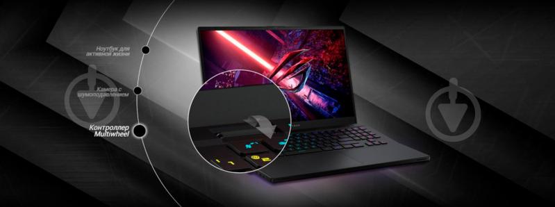 Ноутбук Asus ROG Zephyrus S17 GX703HR-KF035T 17,3 (90NR06G1-M00870) black - фото 35