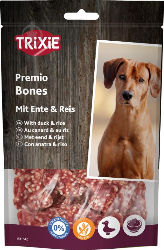 Лакомство Trixie PREMIO Rice Duck Bones утка и рис 80 г - фото 1