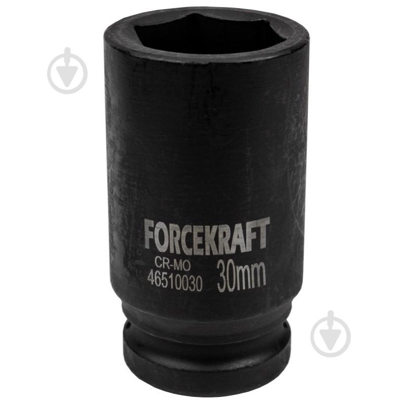 Головка ударная глубокая 3/4'', 30 мм (6 г) Forcekraft 1 шт. FK-46510030 - фото 2