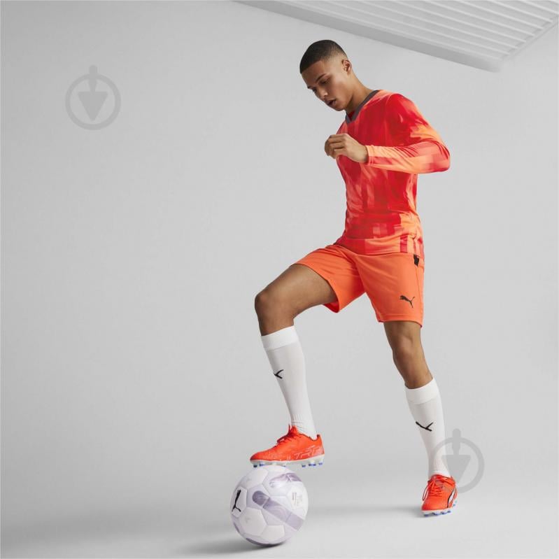 Бутси Puma ULTRA PLAY FG/AG ULTRA ORANGE-PUMA WHITE 10722401 р.41 помаранчевий - фото 8