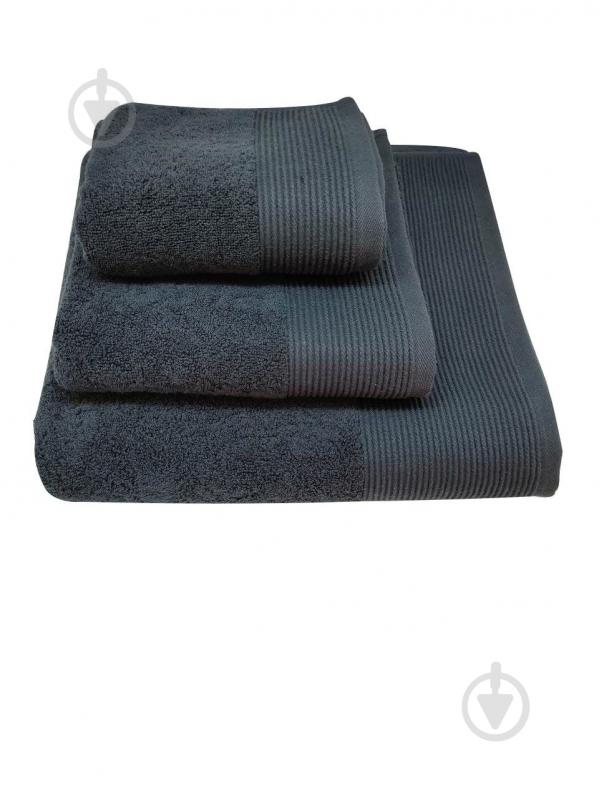 Полотенце махровое Гофре 70x140 см серый La Nuit - фото 1