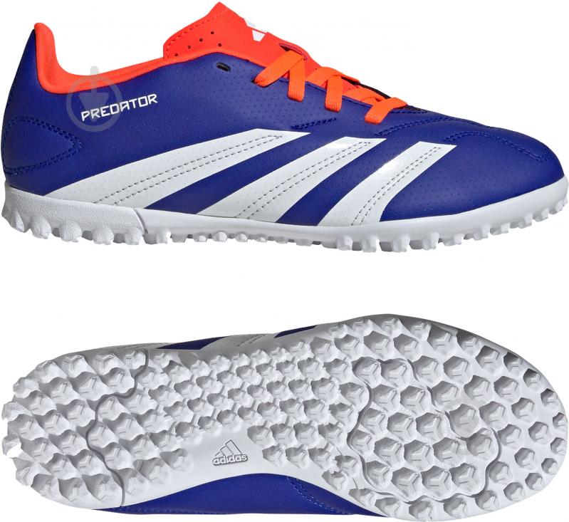 Сороконожки Adidas PREDATOR CLUB TF J ID3428 р.36 2/3 белый - фото 2